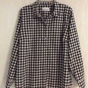 Orvis flannel woman’s long sleeve shirt